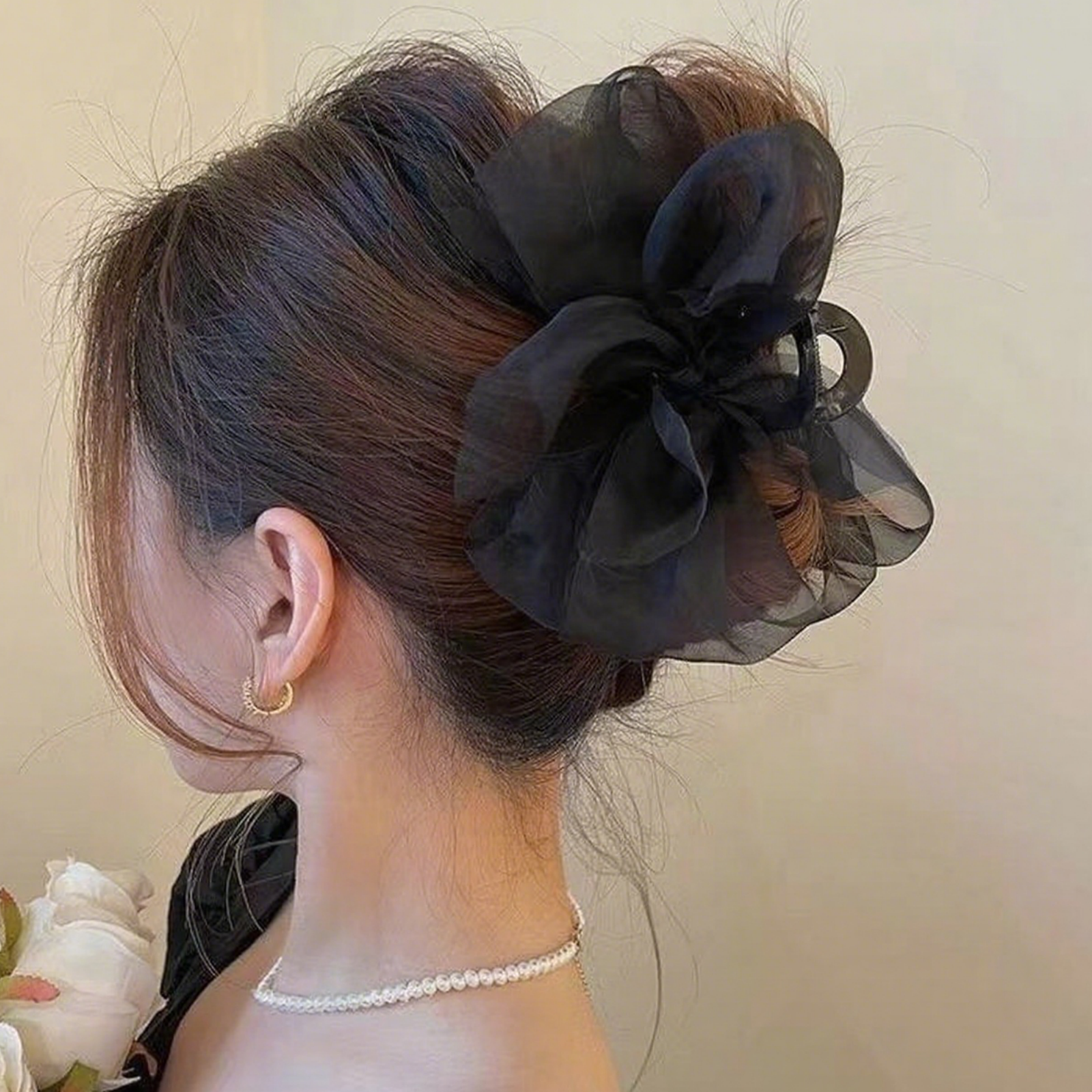 Ribbon Bow Gift - 1PCFashion Mesh Tulle Large Bow Grab