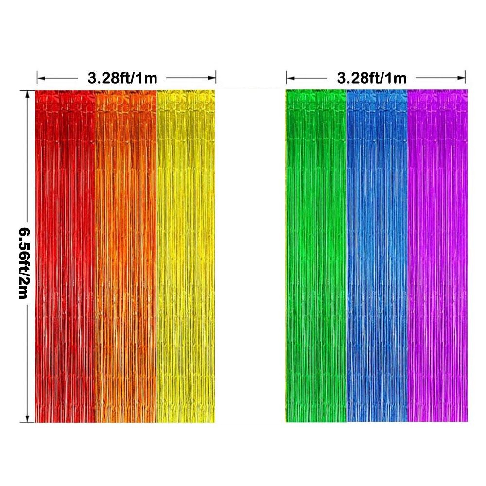 Party Backdrop Fringe Tinsel C - Tinsel Garland Decoration incelemesi ve fiyatı