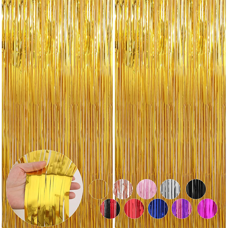 2M Glitter Gold Tinsel Fringe  - Tinsel Garland Decoration incelemesi ve fiyatı