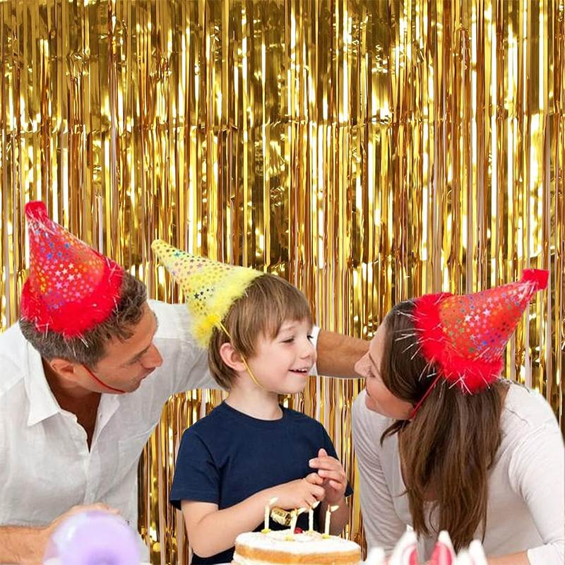 2M Glitter Gold Tinsel Fringe  - Tinsel Garland Decoration incelemesi ve fiyatı