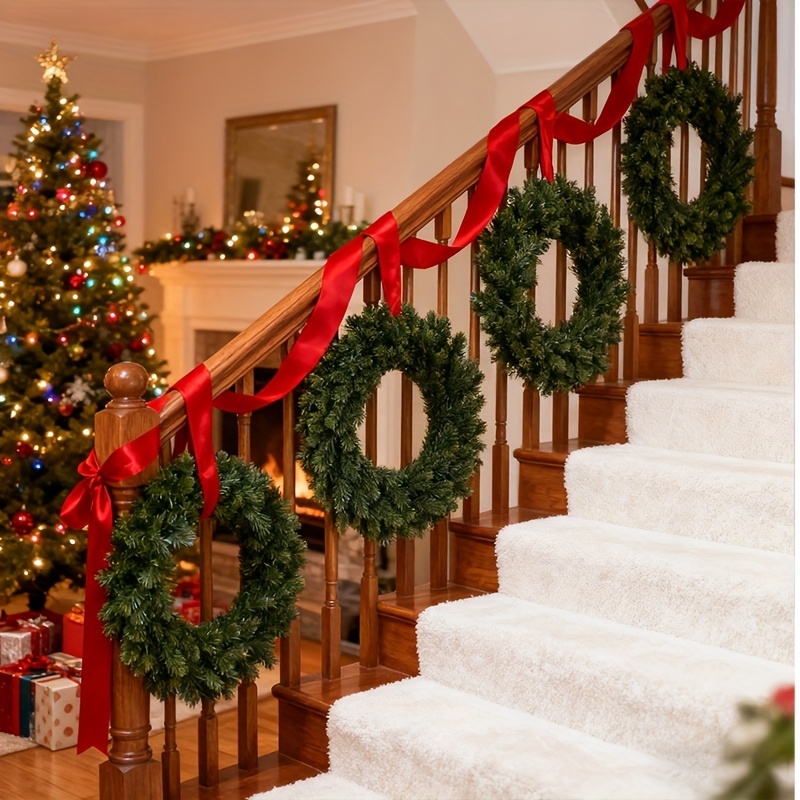 1pc Artificial Christmas Wreat - Christmas Wreath Fake incelemesi ve fiyatı