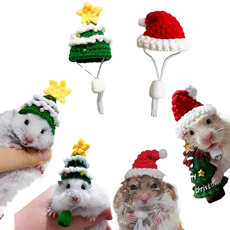 Hand Woven Pet Christmas Hat D - Santa Hat Plush incelemesi ve fiyatı