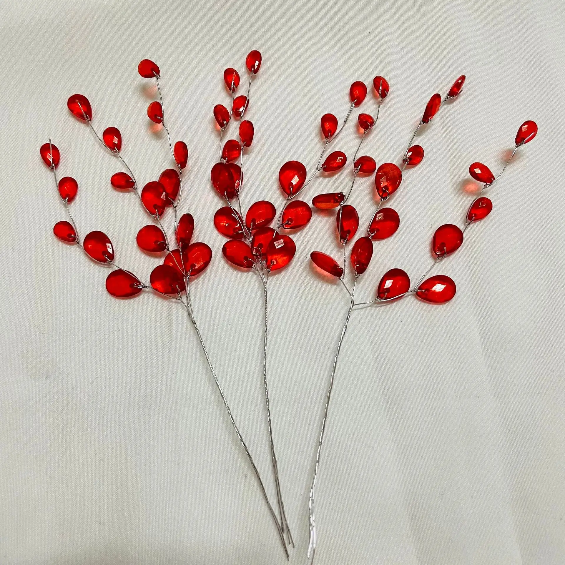 50Pcs 3-Forks Acrylic Strip Wa - Christmas Wreath Fake incelemesi ve fiyatı