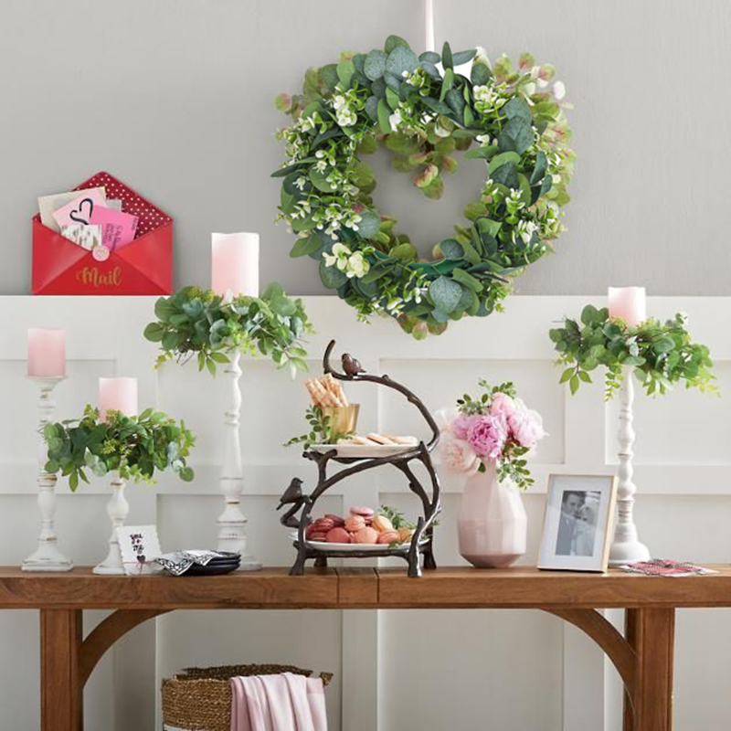 Eucalyptus Wreath Flowers Gift - Christmas Wreath Fake incelemesi ve fiyatı