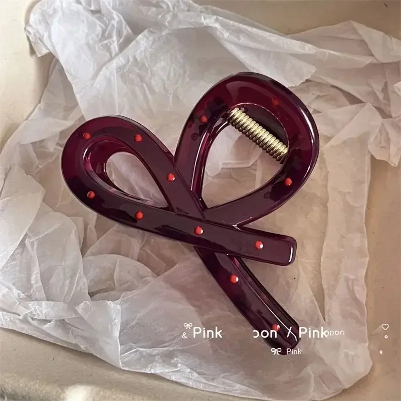 2Pcs Women Vintage Red Polka D - Ribbon Bow Gift incelemesi ve fiyatı