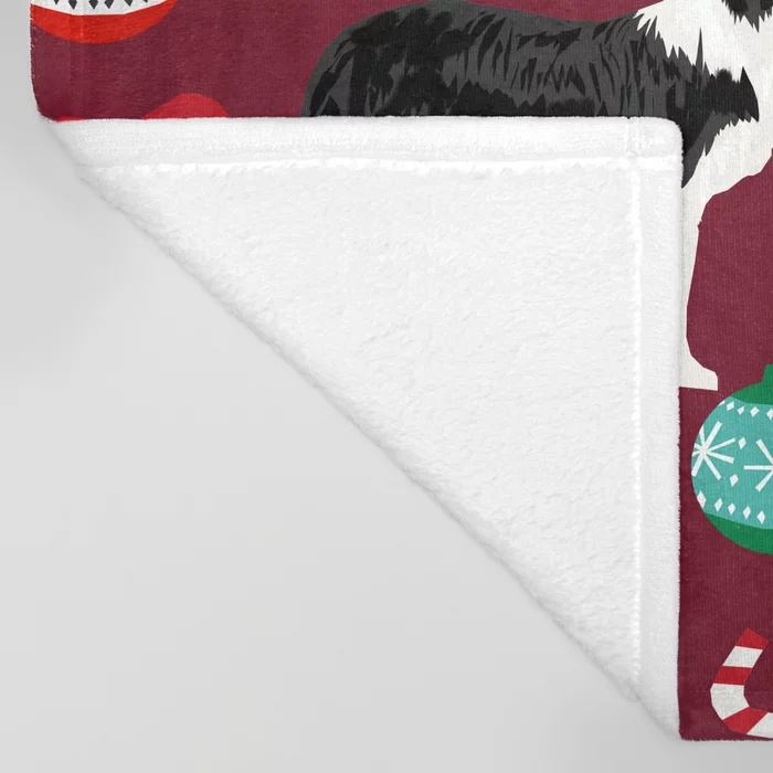 Border Collie Christmas Stocki - Christmas Throw Blanket incelemesi ve fiyatı
