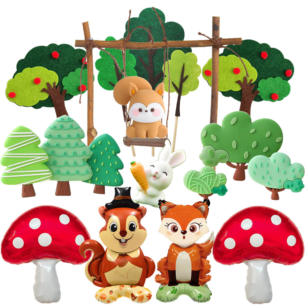 Woodland Cartoon Animal Cake D - Star Tree Topper incelemesi ve fiyatı