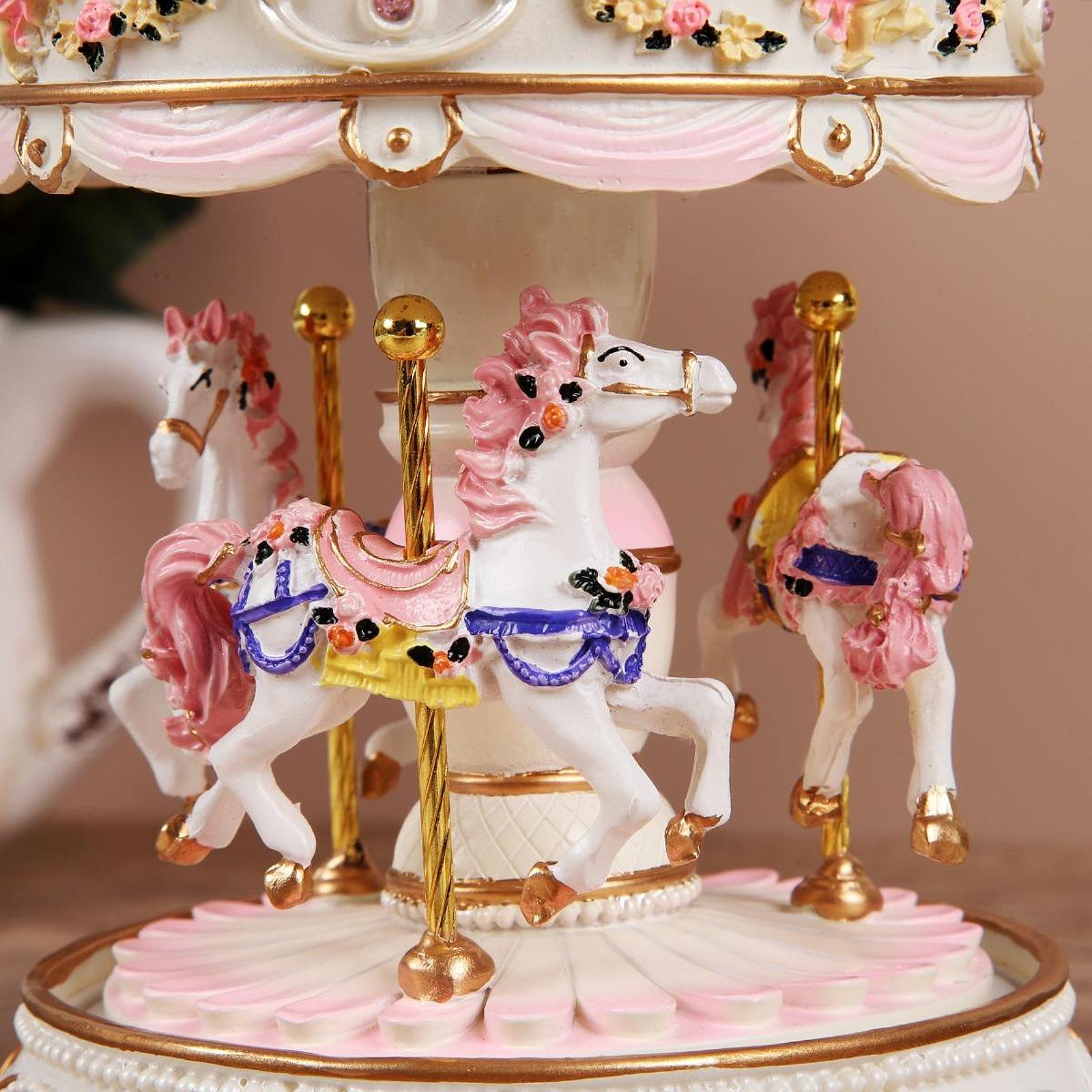 Handcrafted Resin Carousel Mus - Snow Globe Musical incelemesi ve fiyatı
