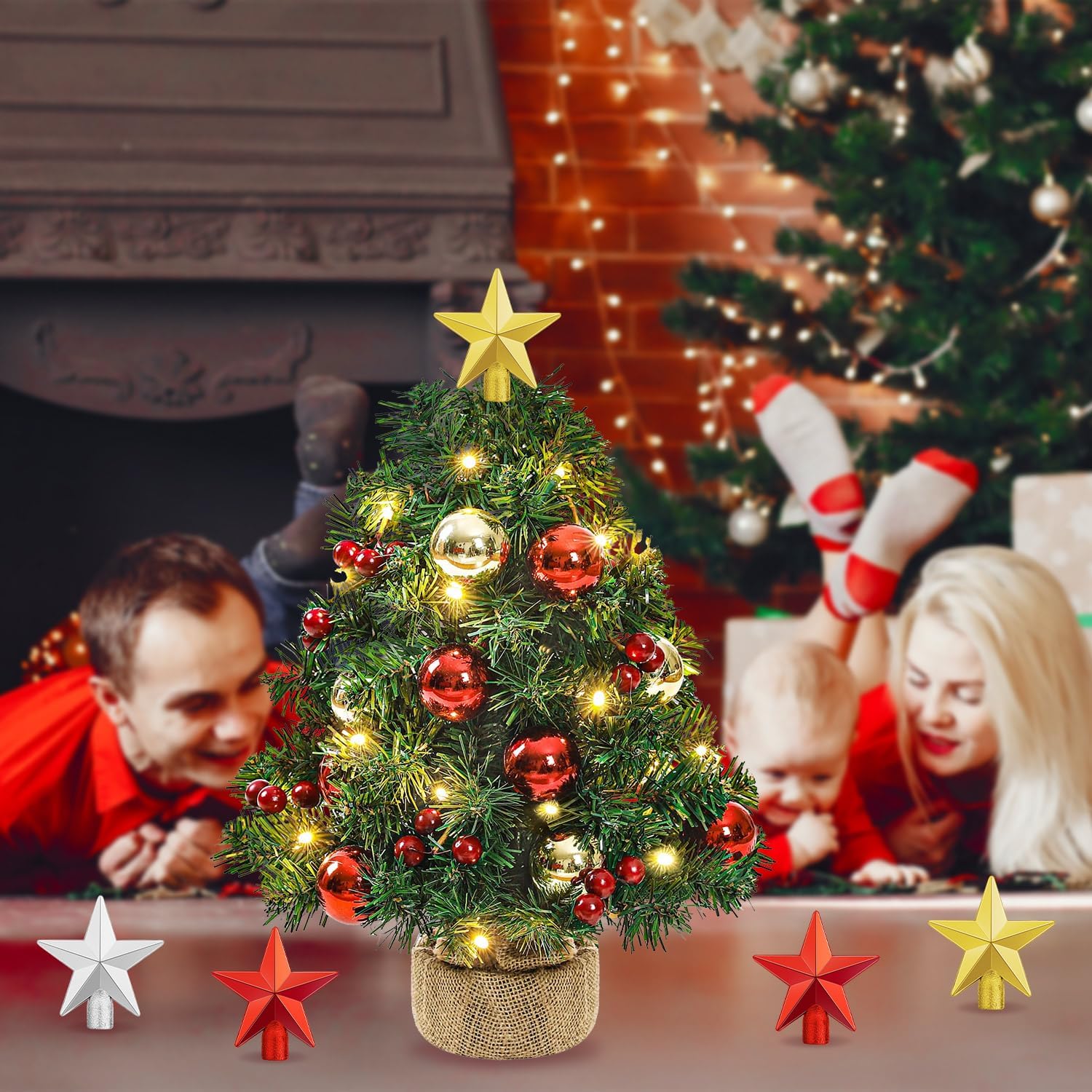 6cm Christmas Tree Topper Star - Star Tree Topper incelemesi ve fiyatı