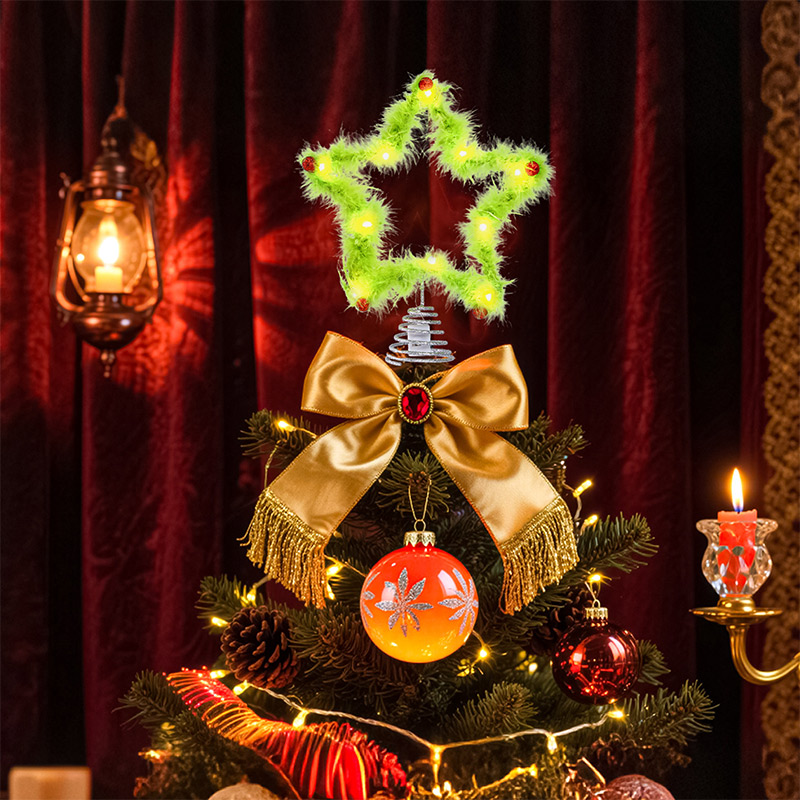 Plush Five-pointed Star Twisty - Star Tree Topper incelemesi ve fiyatı