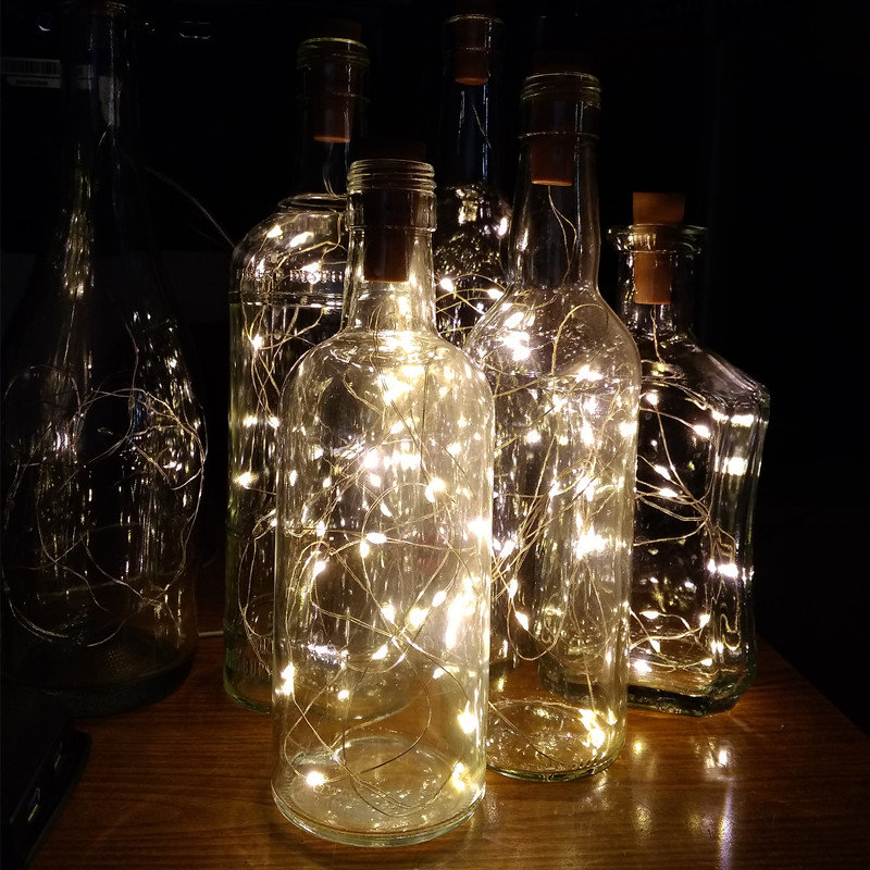 6pcs 20led Wine Bottle with Co - Led Fairy String Lights incelemesi ve fiyatı