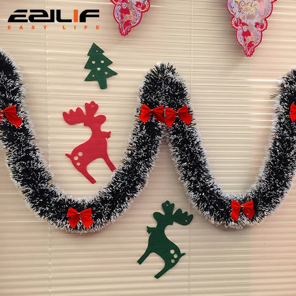 Christmas Tinsel Garland Artif - Led Fairy String Lights incelemesi ve fiyatı