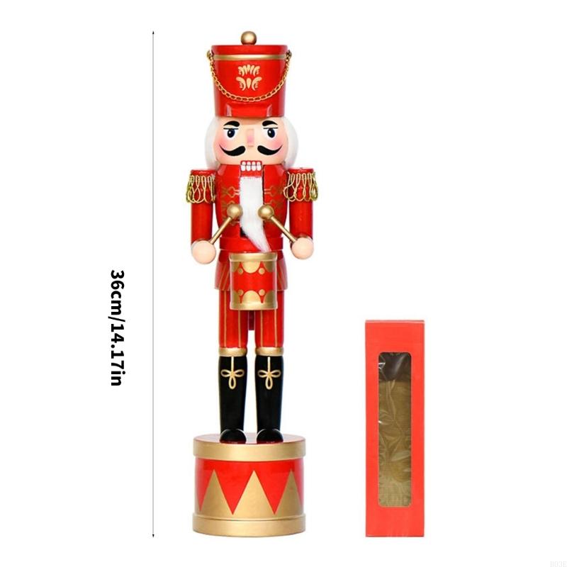 36Cm Wooden Nutcrackers Drum S - Nutcracker Figurine incelemesi ve fiyatı
