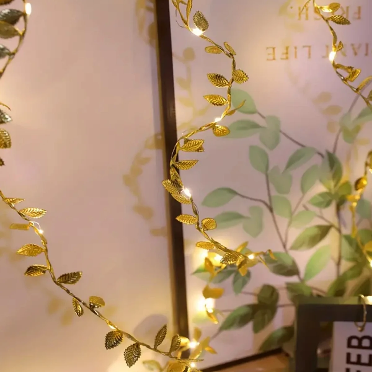 LED Golden Leaves String Light - Led Fairy String Lights incelemesi ve fiyatı