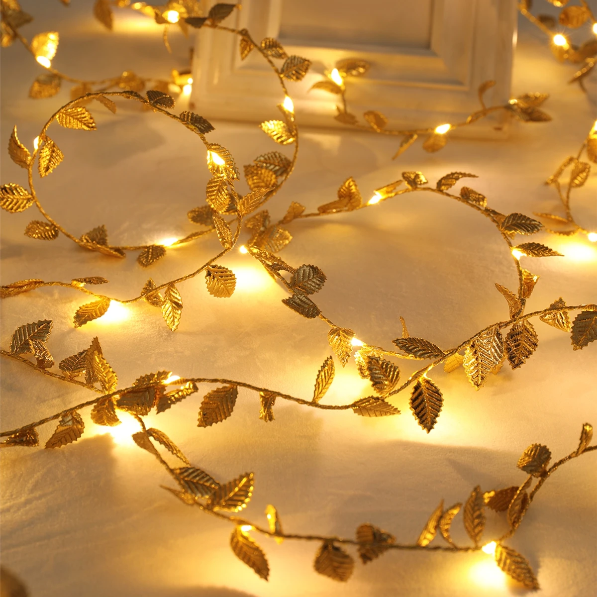 LED Golden Leaves String Light - Led Fairy String Lights incelemesi ve fiyatı