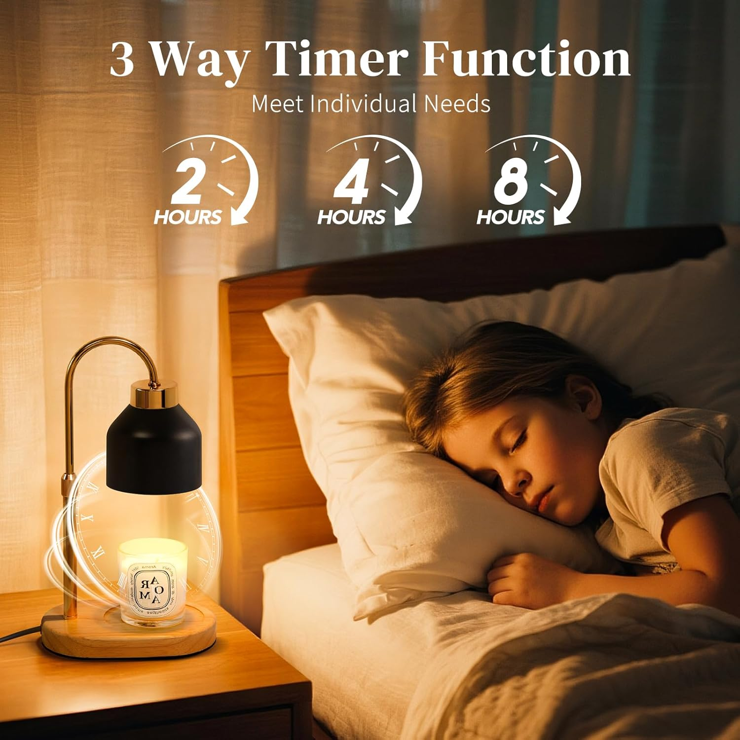 Black Candle Warmer Lamp with  - Holiday Candle Set incelemesi ve fiyatı