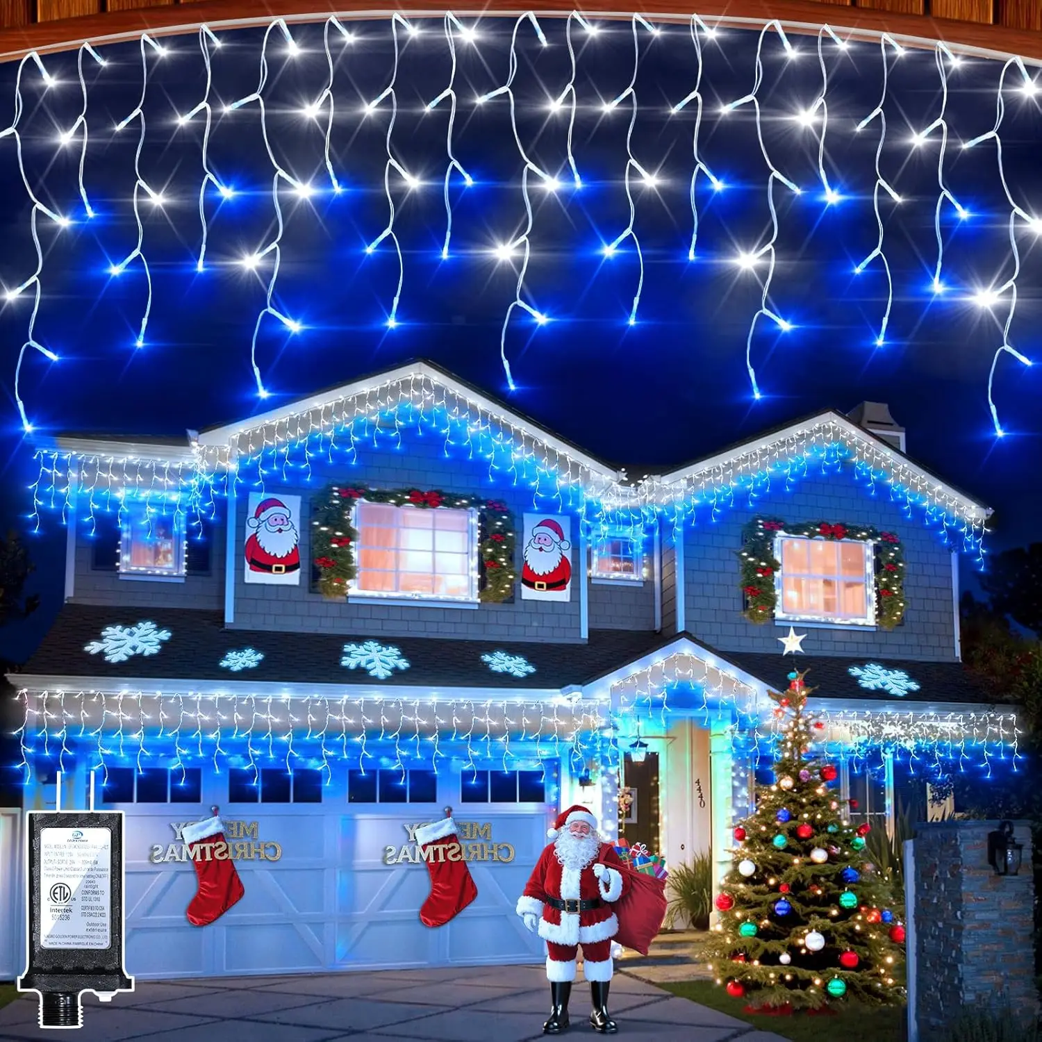 50ft 504 LED Icicle Lights, 12 - Led Fairy String Lights incelemesi ve fiyatı