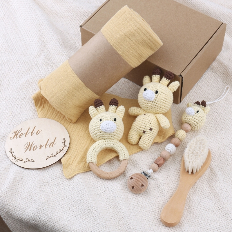 1 Set Baby Stuffed Animal Doll - Gift Box Wrap Set incelemesi ve fiyatı
