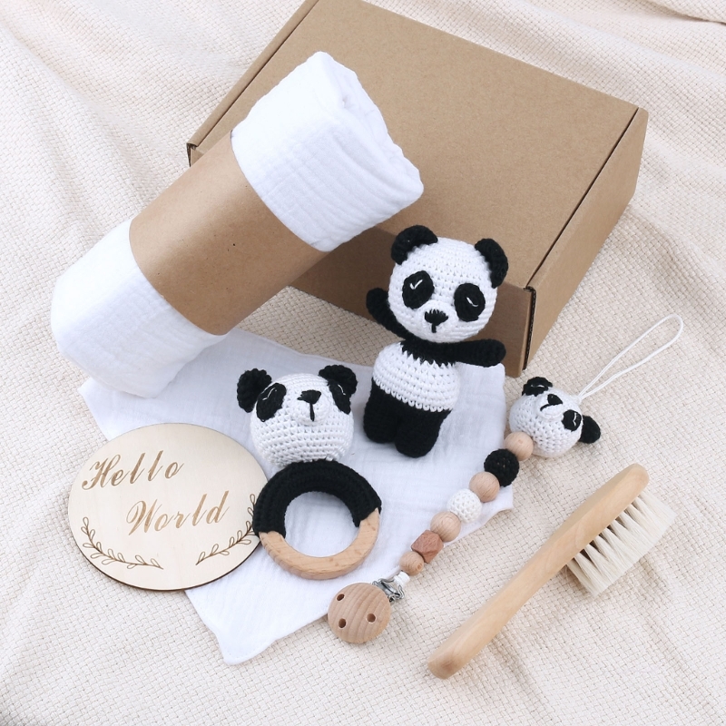 1 Set Baby Stuffed Animal Doll - Gift Box Wrap Set incelemesi ve fiyatı