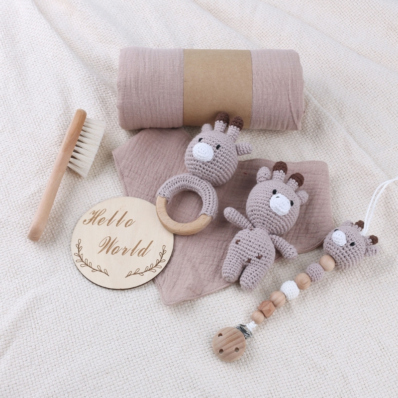 1 Set Baby Stuffed Animal Doll - Gift Box Wrap Set incelemesi ve fiyatı
