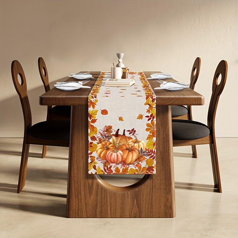 1pc Thanksgiving & Halloween T - Christmas Table Runner incelemesi ve fiyatı