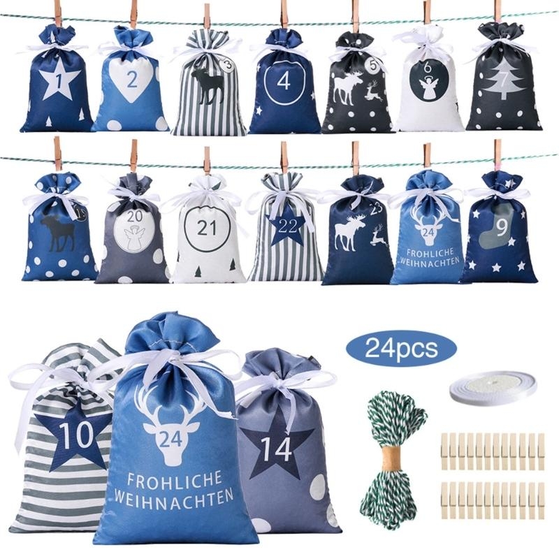 Christmas Advent Calendar Bags - Advent Calendar Gift incelemesi ve fiyatı