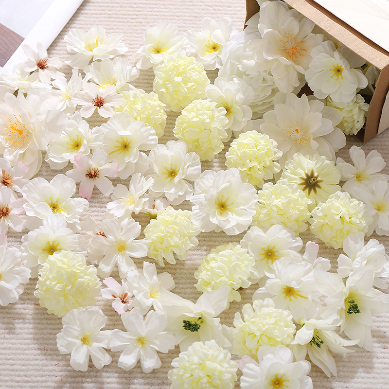 20/50Pcs Mix White Artificial  - Christmas Wreath Fake incelemesi ve fiyatı