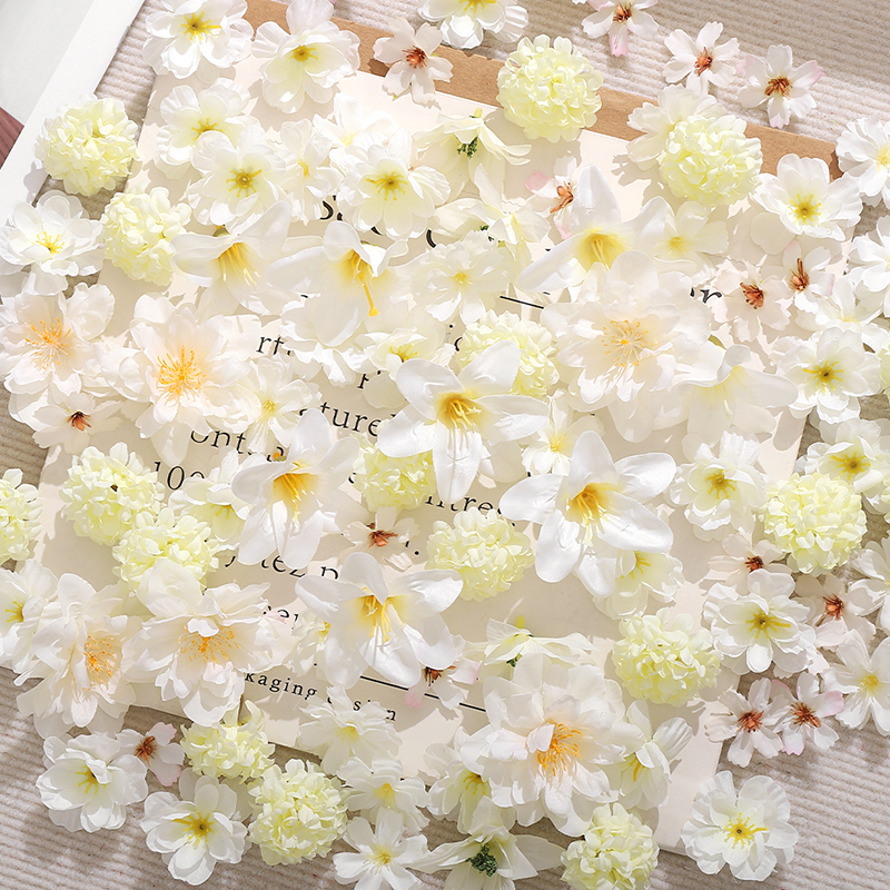 20/50Pcs Mix White Artificial  - Christmas Wreath Fake incelemesi ve fiyatı