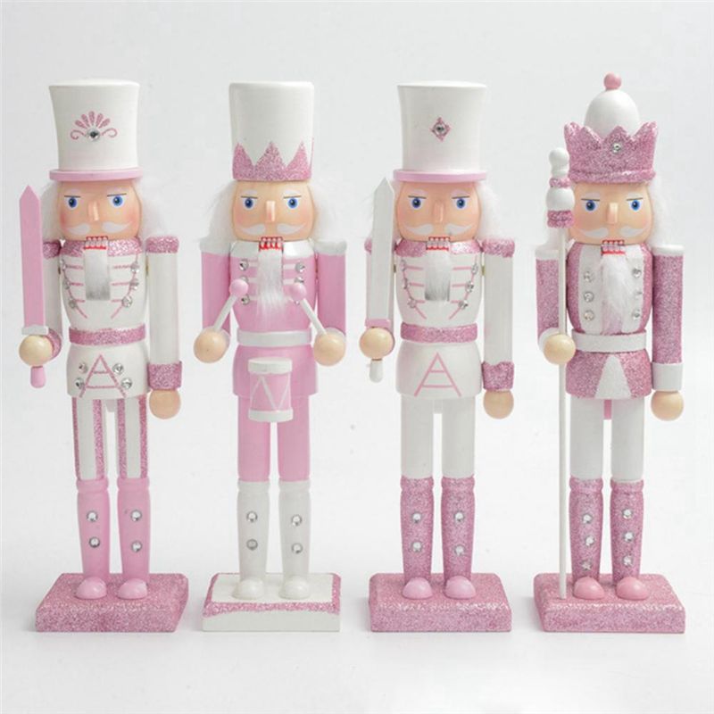 AT16 30cm Pink Wooden Nutcrack - Nutcracker Figurine incelemesi ve fiyatı