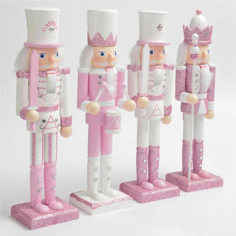 AT16 30cm Pink Wooden Nutcrack - Nutcracker Figurine incelemesi ve fiyatı