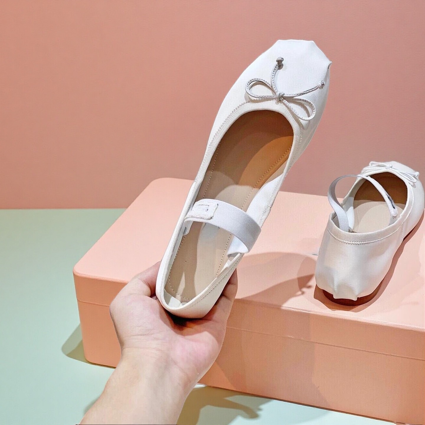 Luxury Ballet Flats, Women's P - Ribbon Bow Gift incelemesi ve fiyatı