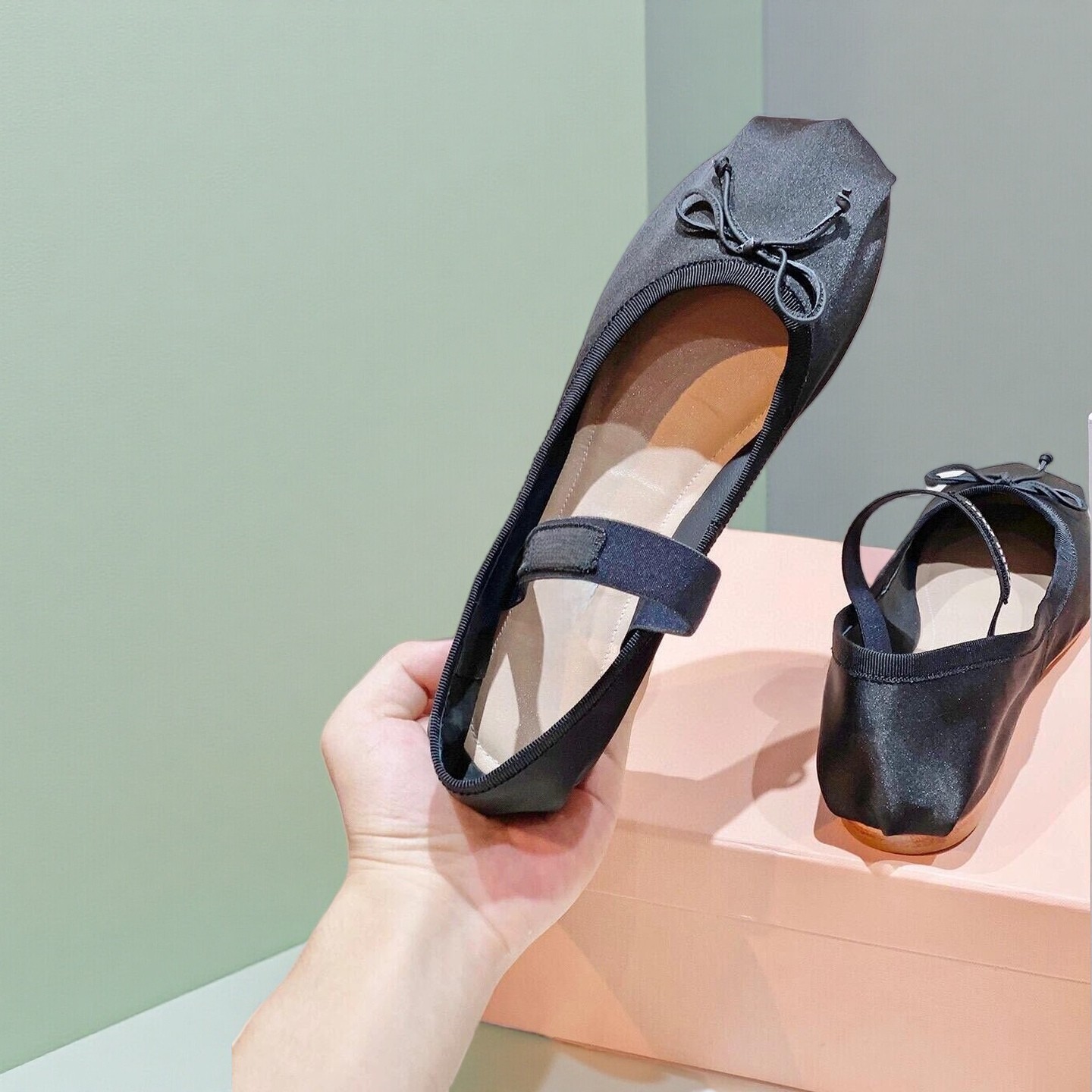 Luxury Ballet Flats, Women's P - Ribbon Bow Gift incelemesi ve fiyatı