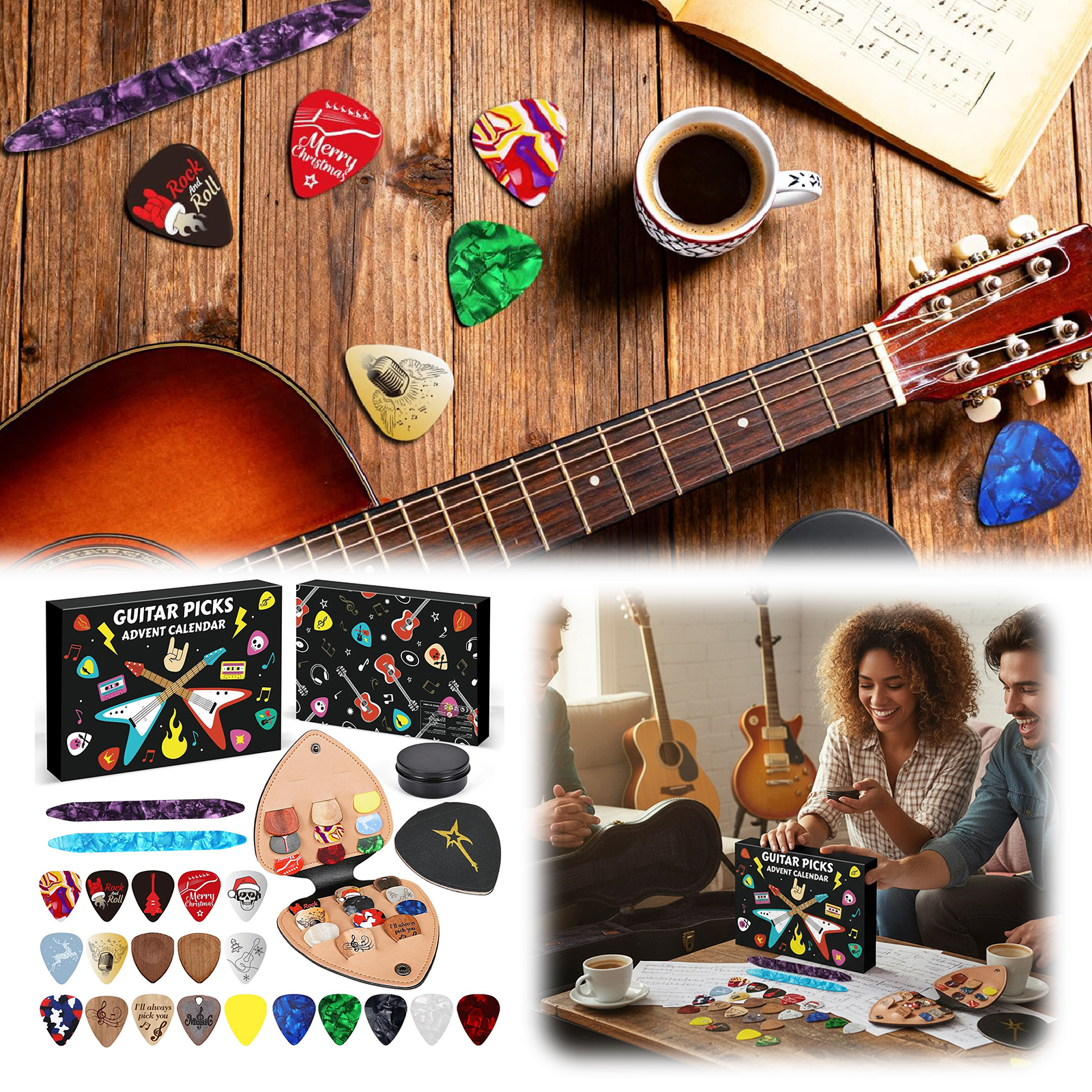 Guitar Picks Advent Calendar 2 - Advent Calendar Gift incelemesi ve fiyatı