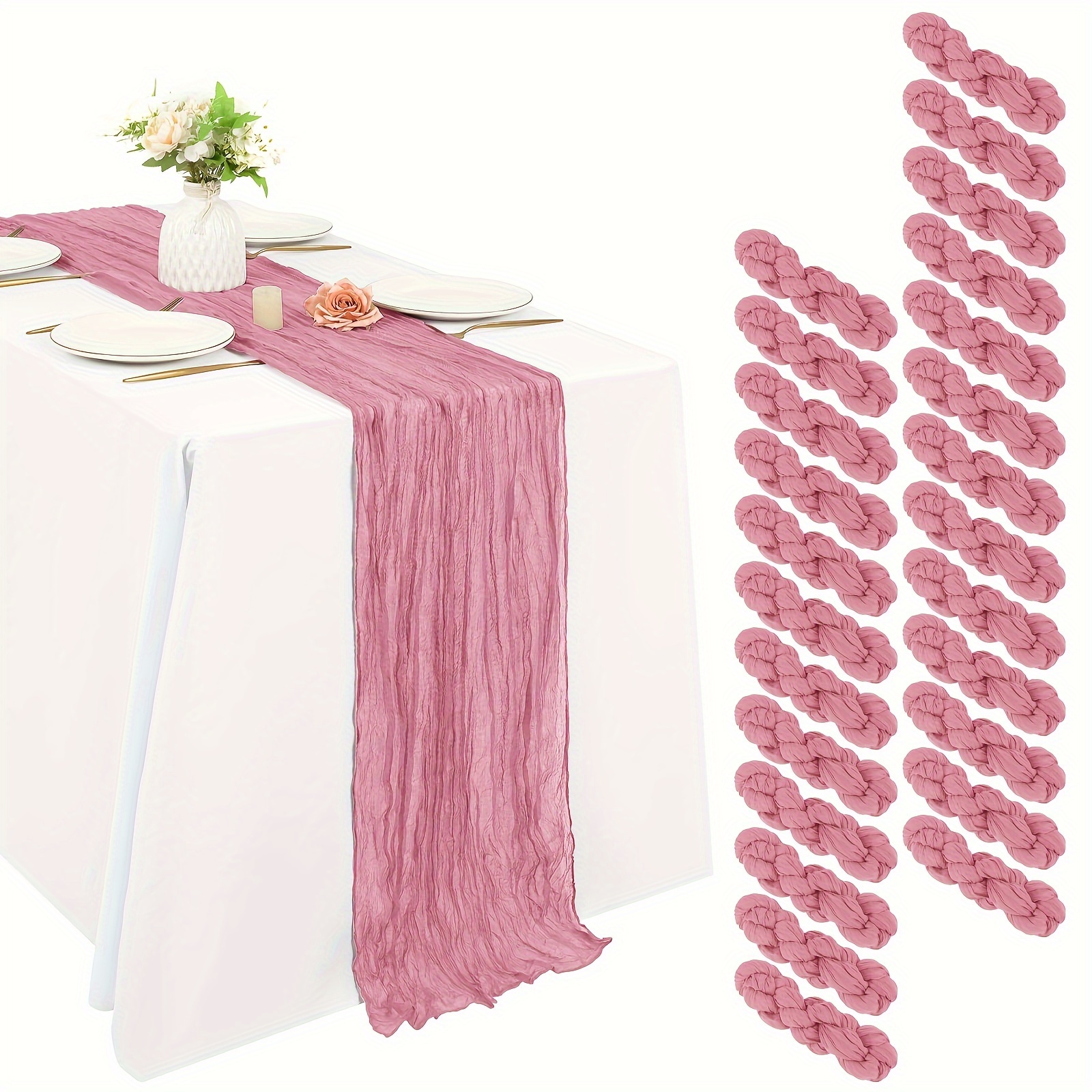 Of 25 Black Cheesecloth Table  - Christmas Table Runner incelemesi ve fiyatı