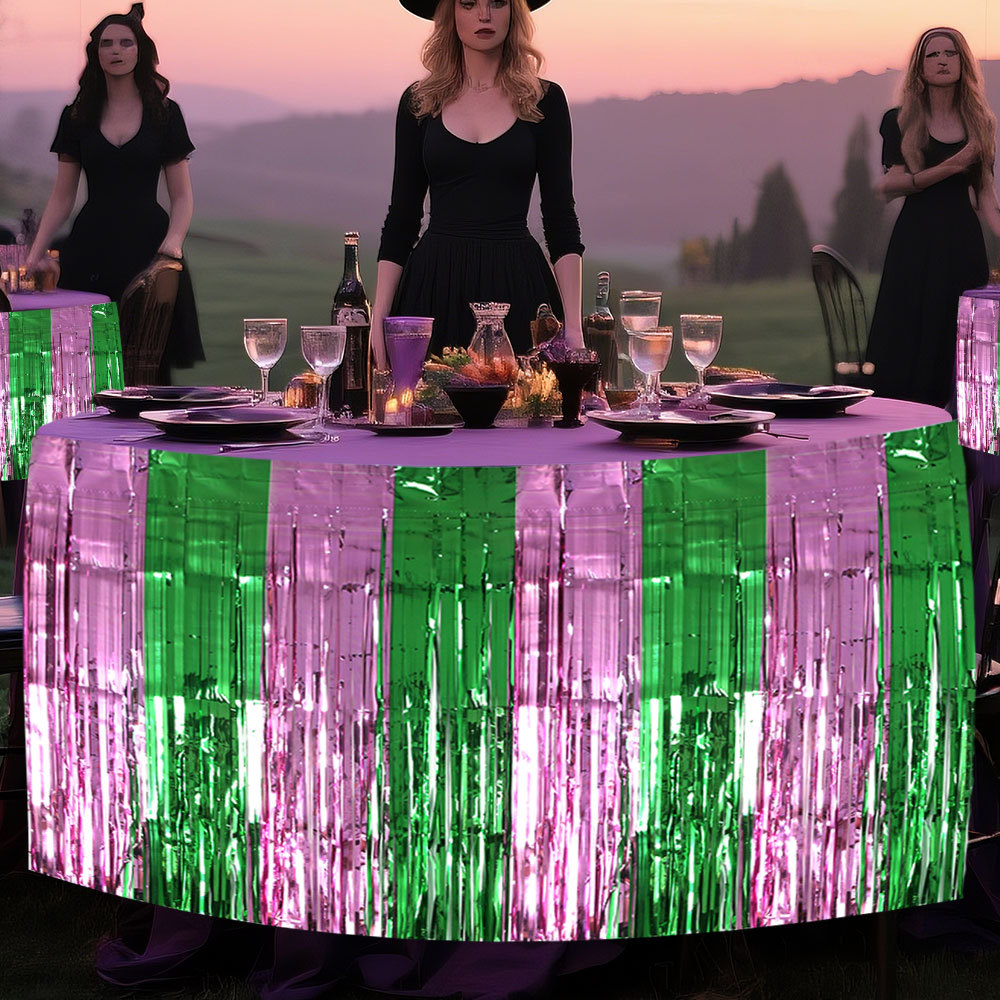 Wicked Witch Party Table Decor - Tinsel Garland Decoration incelemesi ve fiyatı