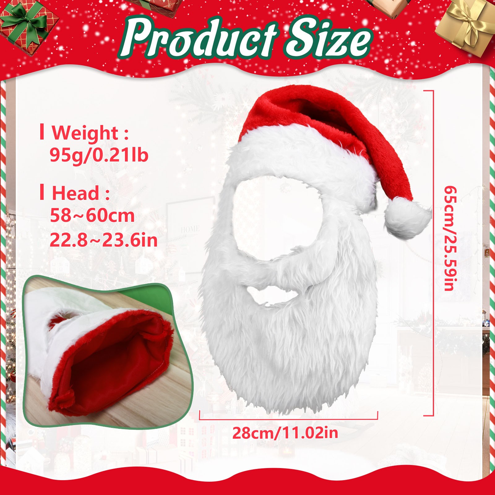 New Adults Ball Plush Christma - Santa Hat Plush incelemesi ve fiyatı