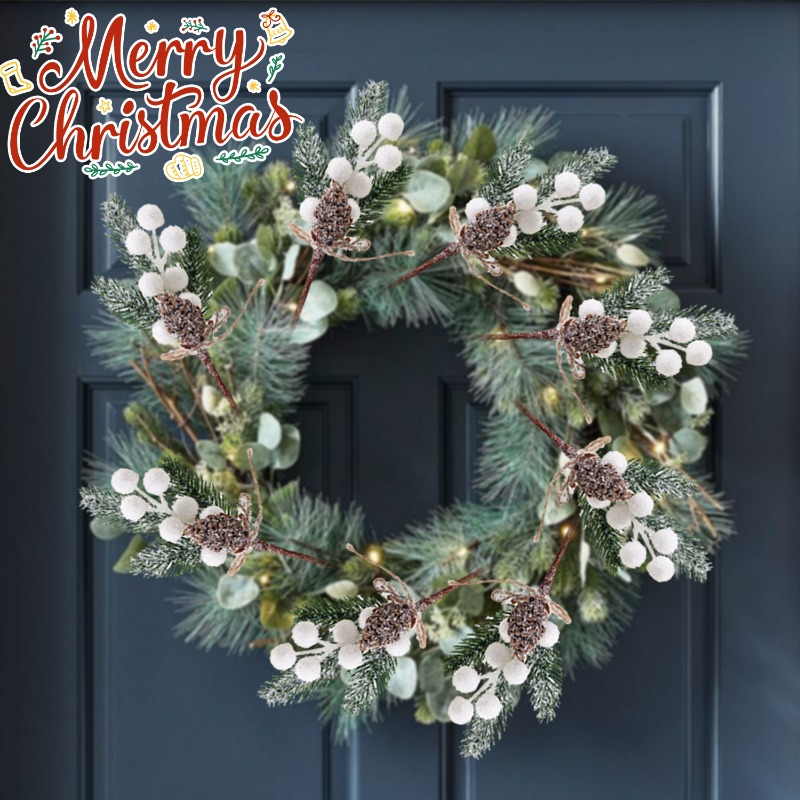 Christmas Artificial White Ber - Christmas Wreath Fake incelemesi ve fiyatı