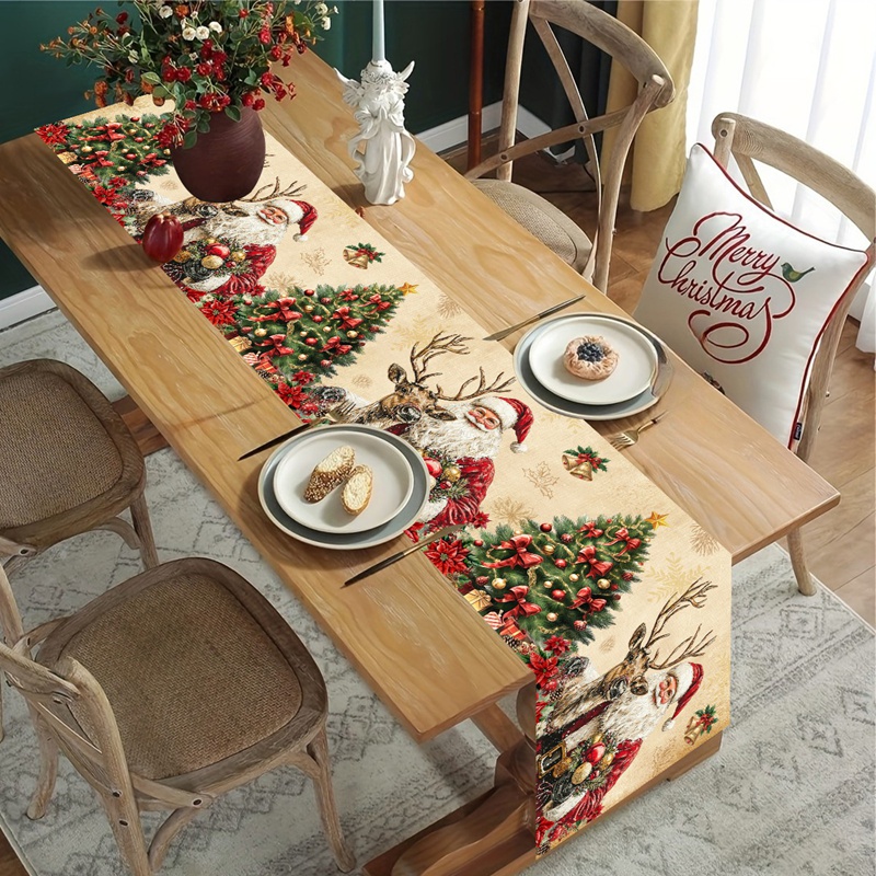 Vintage Christmas Table Runner - Christmas Table Runner incelemesi ve fiyatı