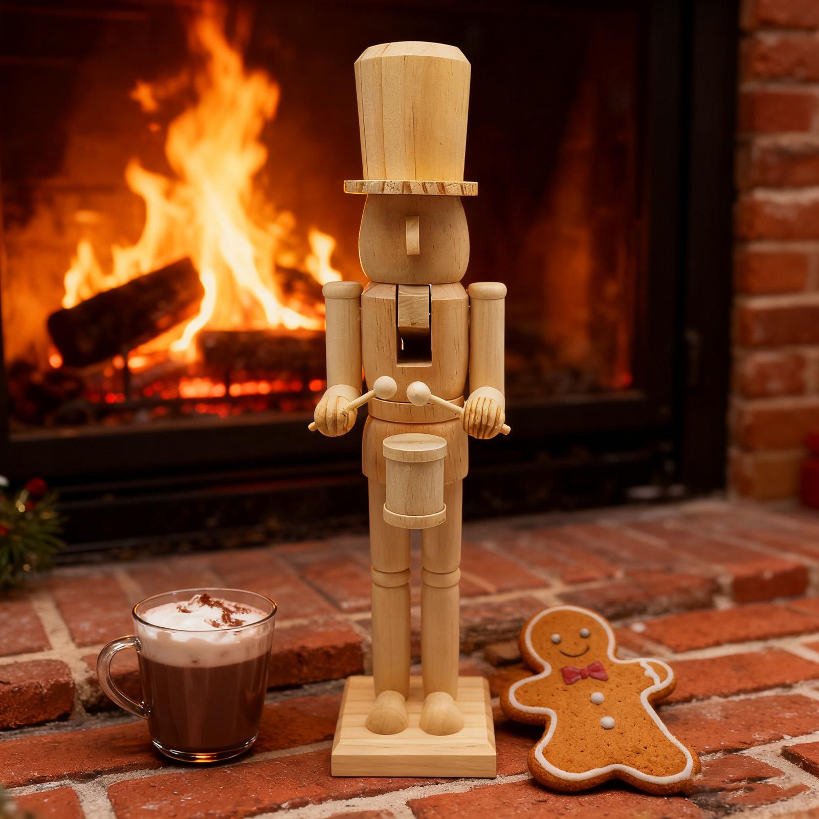 Nutcracker Decor 38cm Wooden F - Nutcracker Figurine incelemesi ve fiyatı