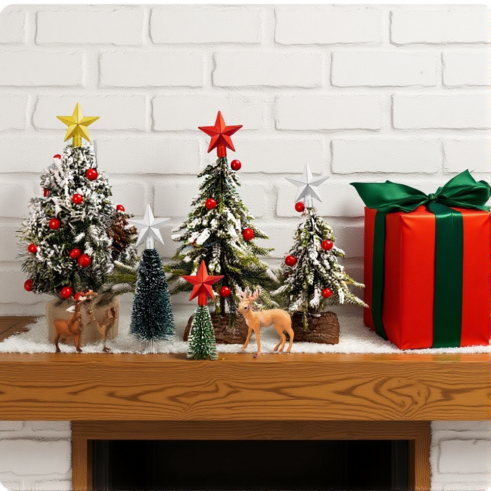 6cm Mini Christmas Tree Topper - Star Tree Topper incelemesi ve fiyatı