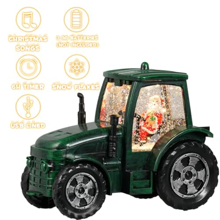 Christmas Snow Globe Tractor S - Snow Globe Musical incelemesi ve fiyatı