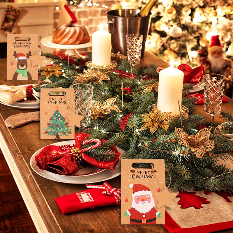6/12/24Pcs  Christmas Kraft Pa - Advent Calendar Gift incelemesi ve fiyatı