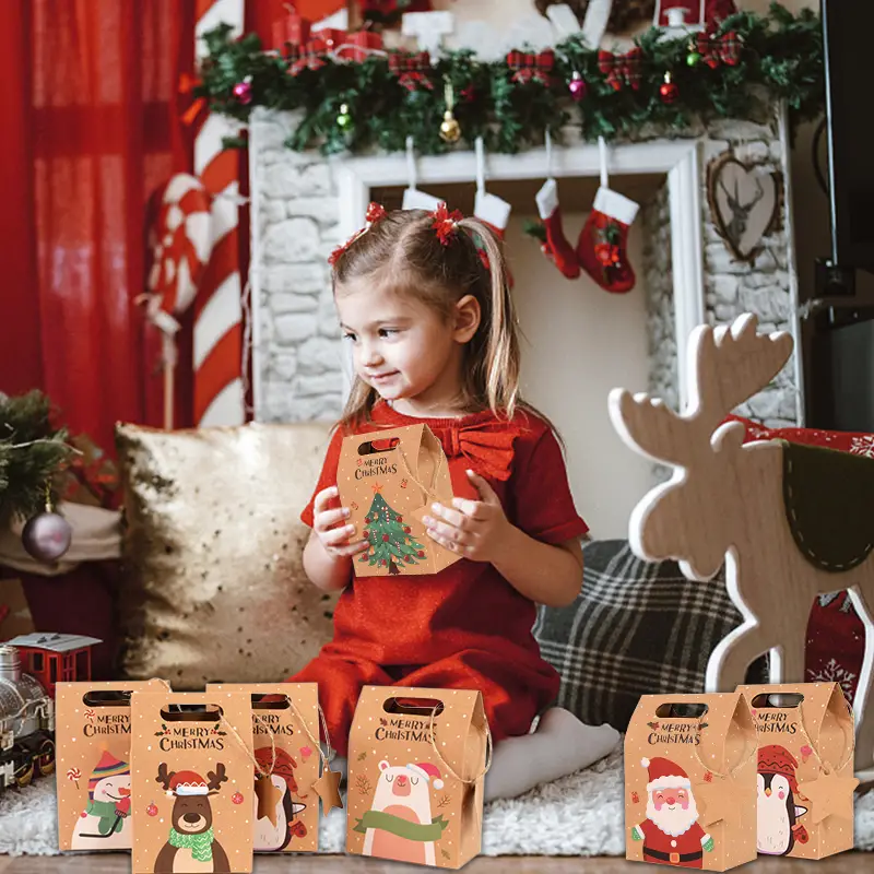 6/12/24Pcs  Christmas Kraft Pa - Advent Calendar Gift incelemesi ve fiyatı