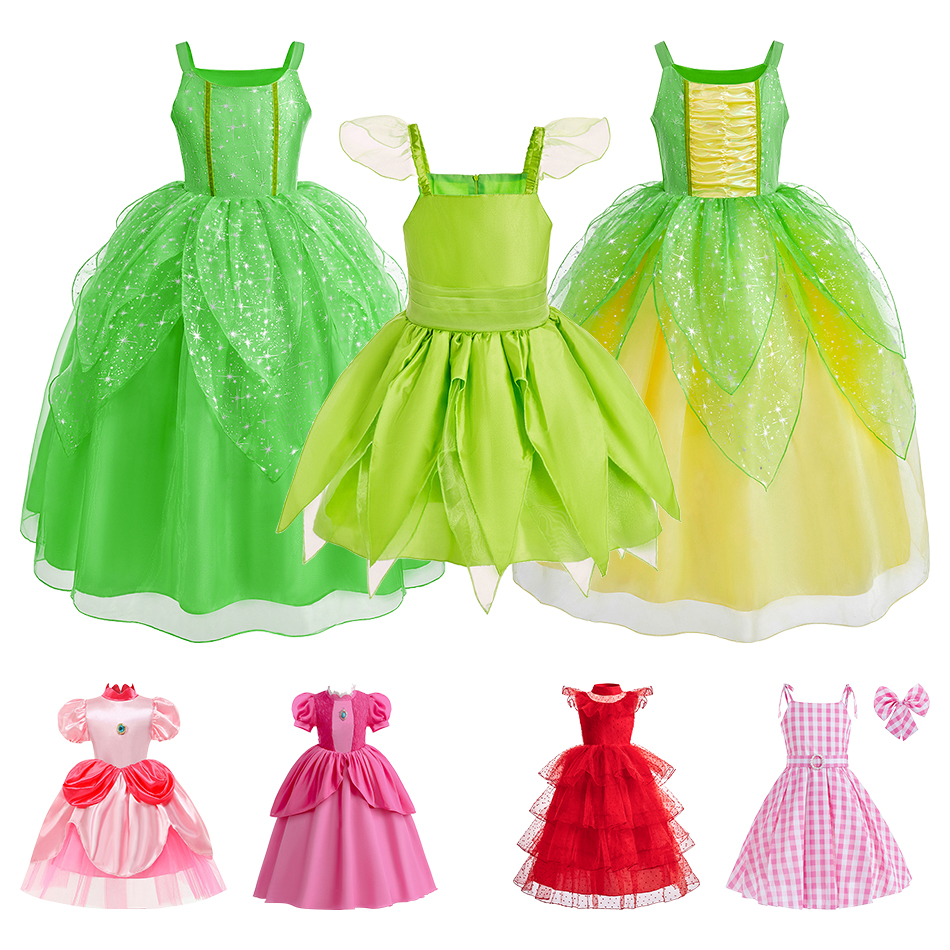 2026 Summer Girls Pink Peach P - Elf Costume Christmas incelemesi ve fiyatı