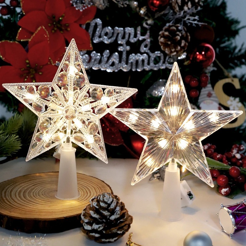 15cm Christmas Decoration Glow - Star Tree Topper incelemesi ve fiyatı