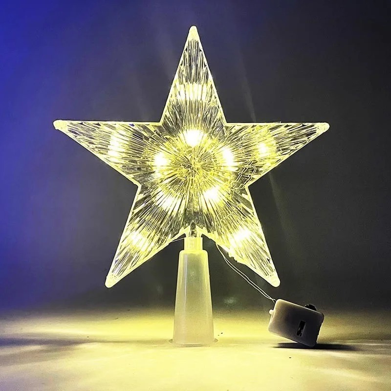 15cm Christmas Decoration Glow - Star Tree Topper incelemesi ve fiyatı