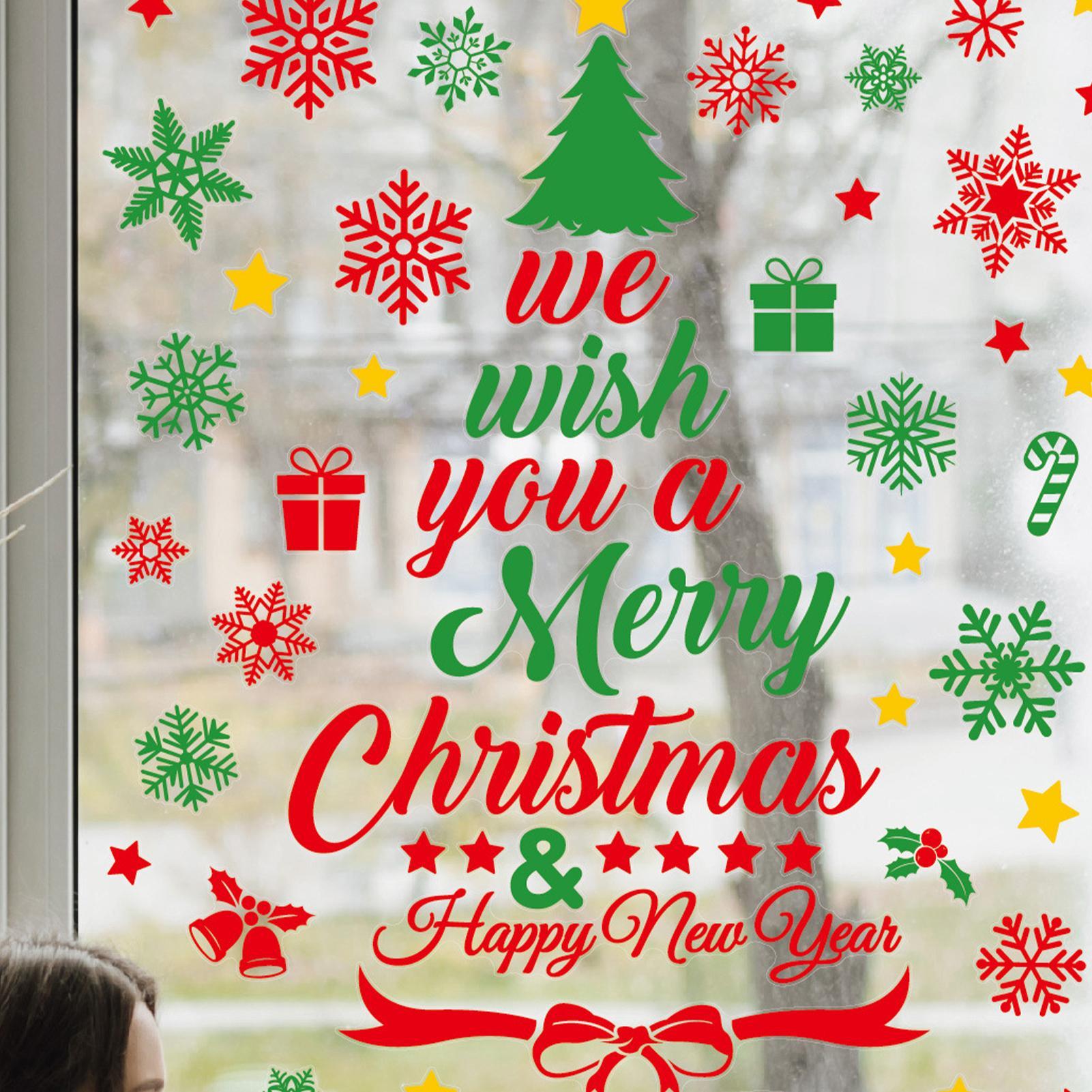 3 Pieces Christmas wall sticke - Snowflake Window Decal incelemesi ve fiyatı