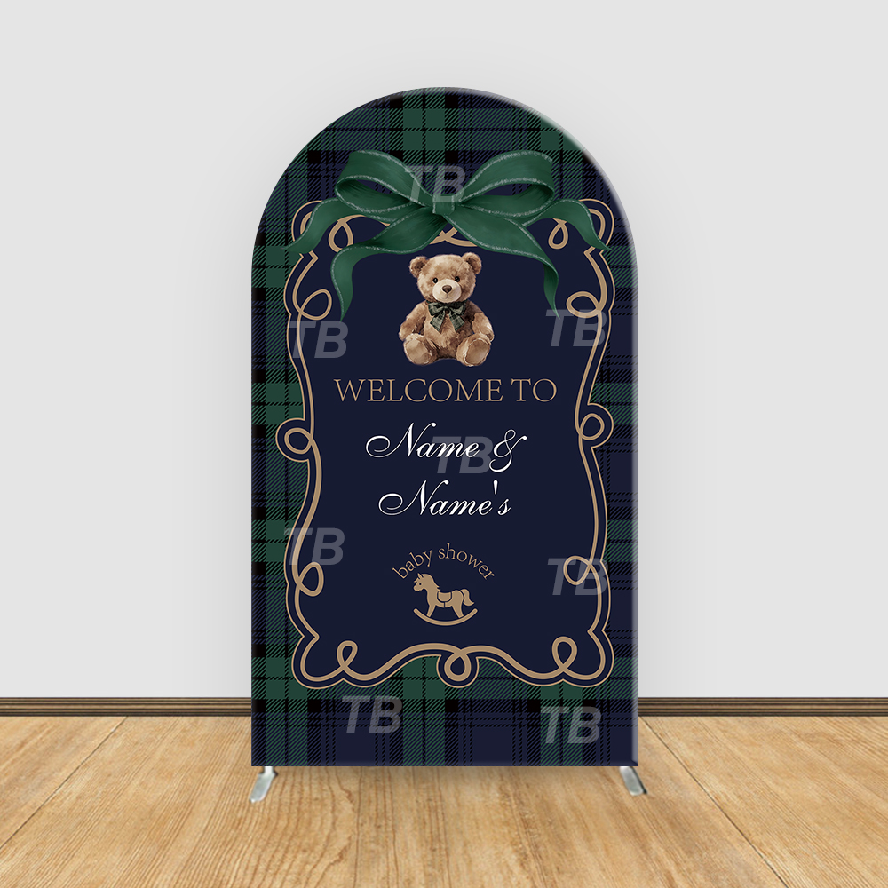 Teddy Bear Plaid Theme Arch Ba - Christmas Throw Blanket incelemesi ve fiyatı